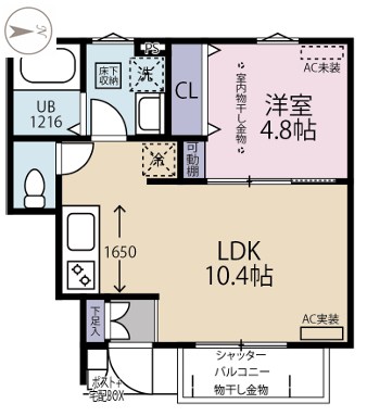 Lepoa Talo 102号室 間取り