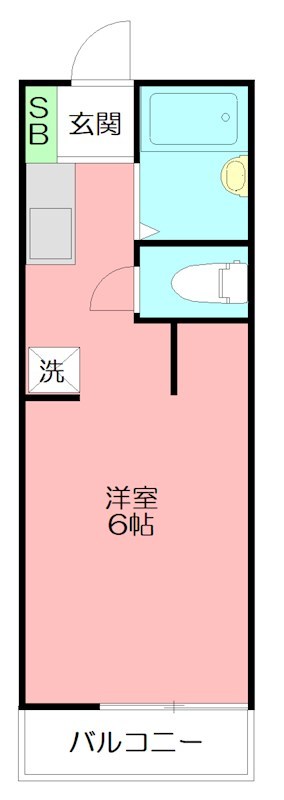 215号室 間取り