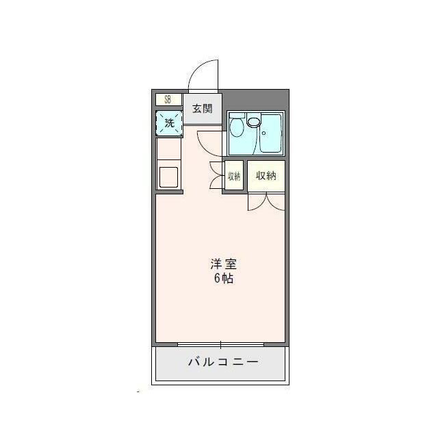 マウロア大磯 106号室 間取り