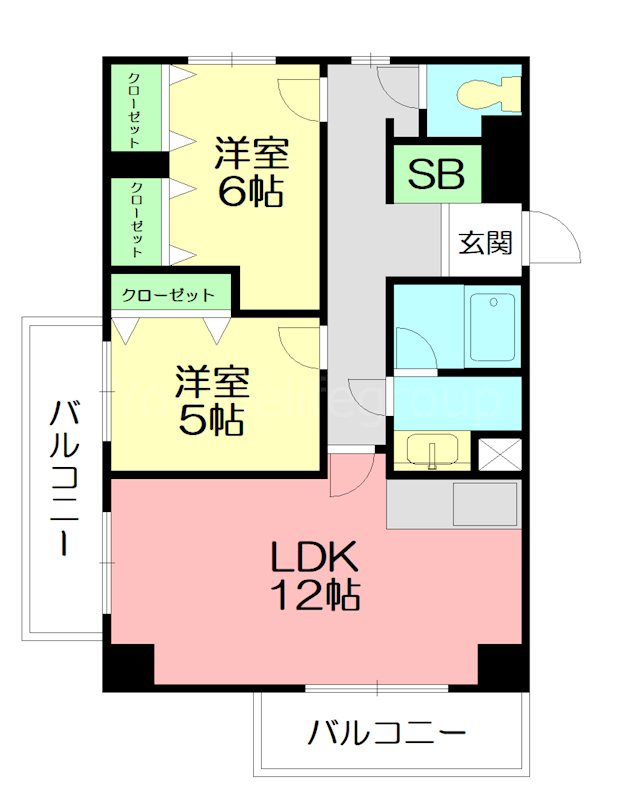 茅ケ崎伊藤ビル 401号室 間取り