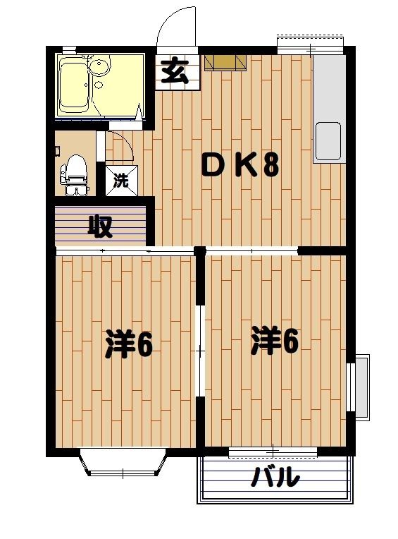 マイソフィアpart1 202号室 間取り