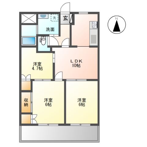 ガルサブランカ 間取り