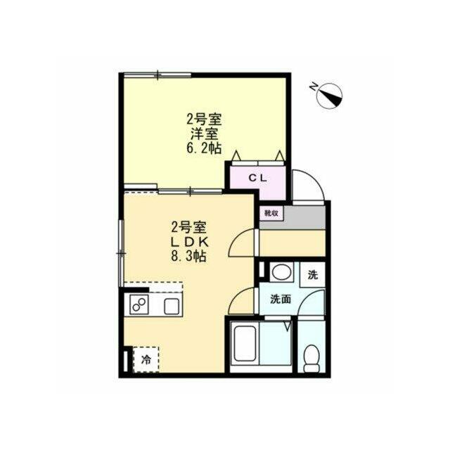 ベイルーム辻堂本宿 202号室 間取り