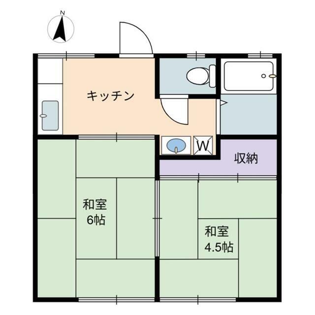 ハイツ渡辺 101号室 間取り