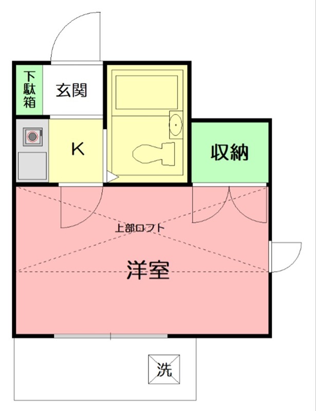 HILL’S高座渋谷 202号室 間取り