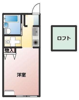 プライム鶴巻 204号室 間取り