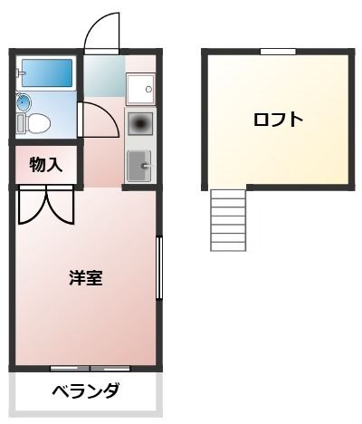 プライム鶴巻 202号室 間取り