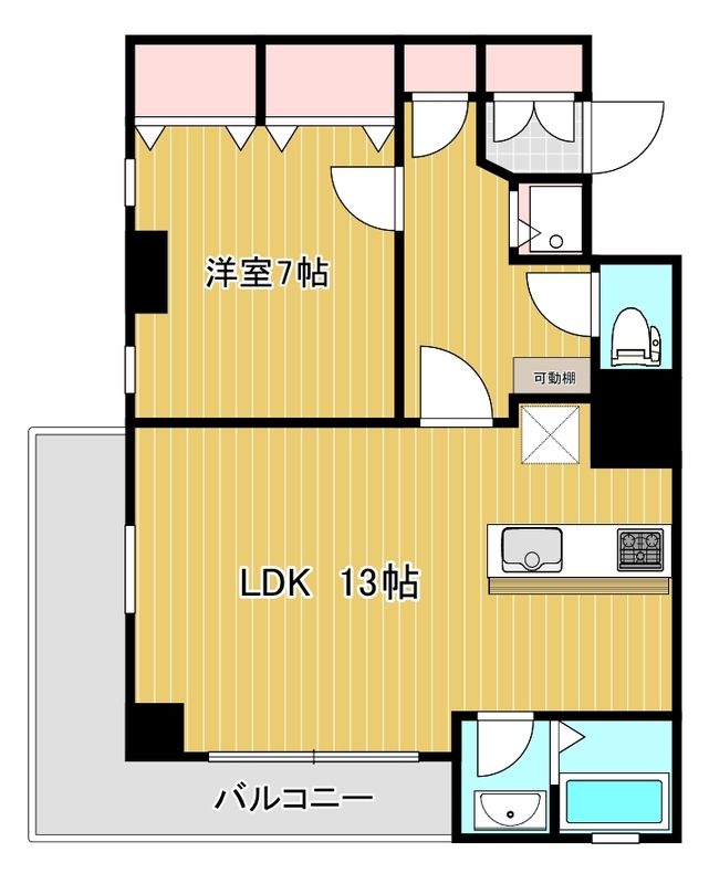ラフィネ・シャンブル 202号室 間取り