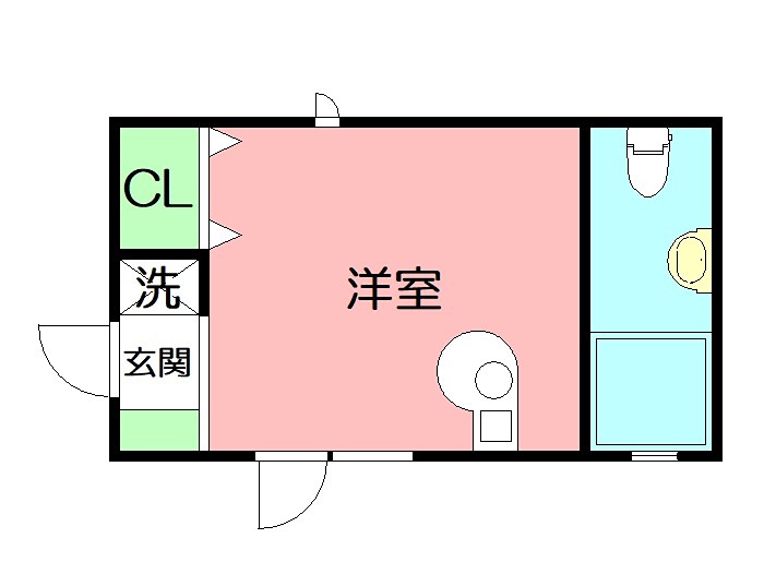 EAST RISE 由比ガ浜A A 303号室 間取り
