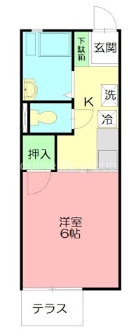 アーバンライフ 101号室 間取り