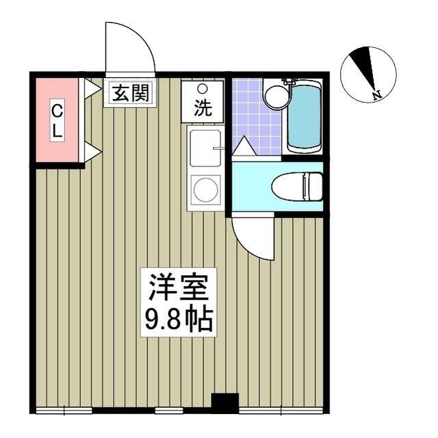 第23明智ビル 201号室 間取り