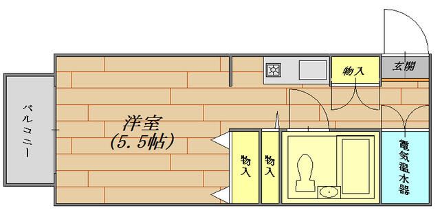 ベルハイツ座間 104号室 間取り