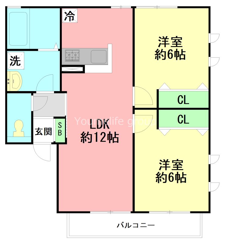 ルミエール湘南Ⅰ 202号室 間取り