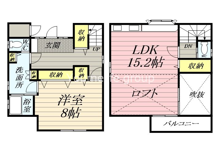 浜町4丁目貸家 間取り