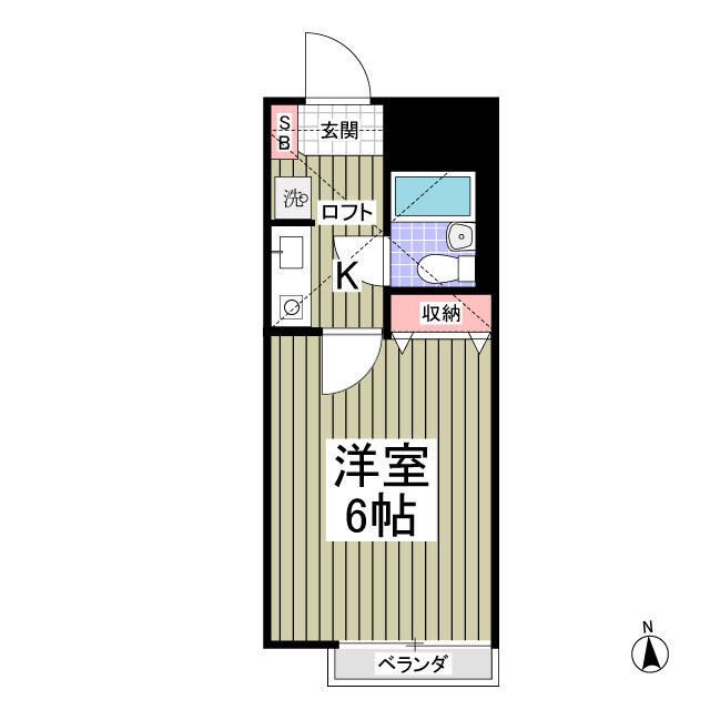 Ｔｈｙｍｏｓ三田 204号室 間取り