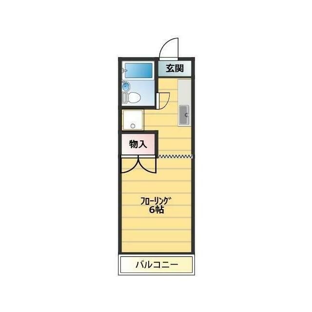 三沢ハイツ 303号室 間取り