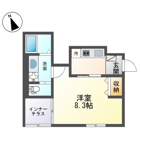 ヴィラ アズールA 間取り