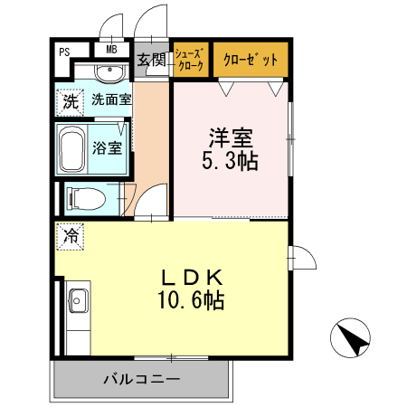 大黒屋ハイツ 三番館の物件画像2