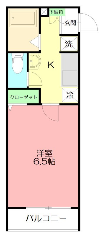 ファイブスター東海A棟 212号室 間取り