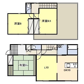 原田貸家(18404) 間取り