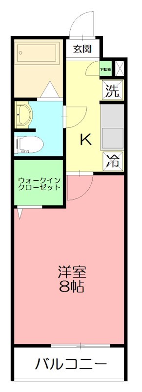ファイブスター東海B棟 110号室 間取り