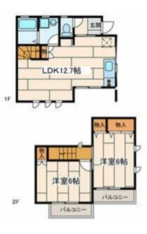 ビーマインⅡ 102号室 間取り