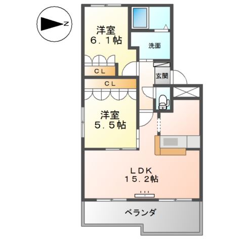 オーキッド・ヴィラ３ 間取り