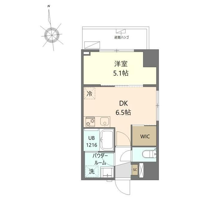 マイシティ厚木中町 906号室 間取り