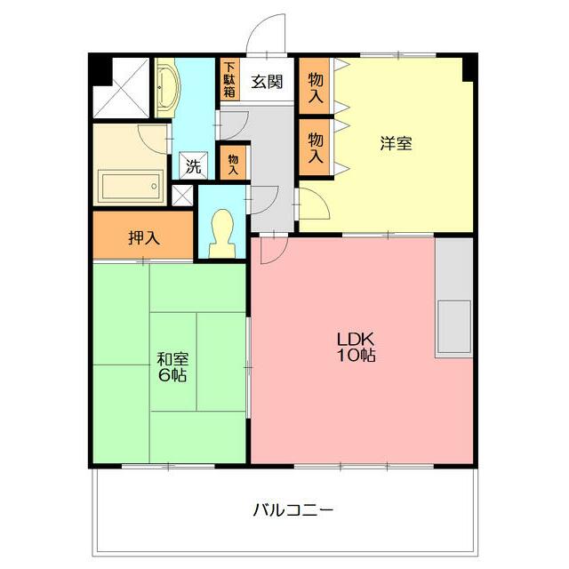マロハウス 203号室 間取り