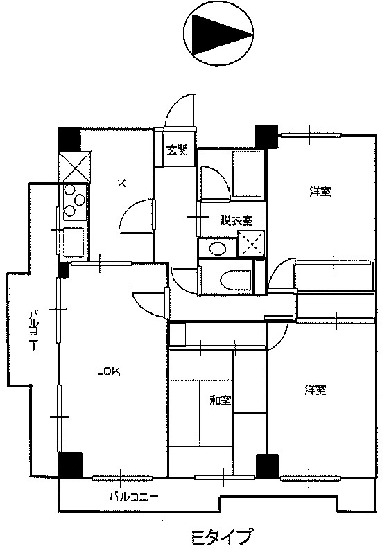 ソシエ弐番館 間取り