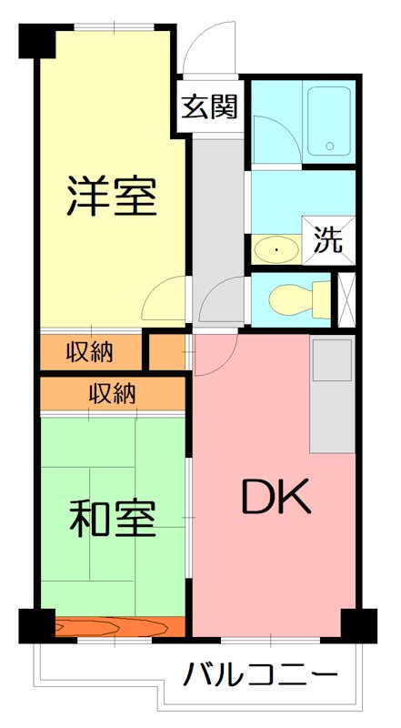 ソシエ弐番館 間取り