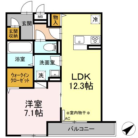 Ｃｒｅｓｔ西鎌倉 間取り