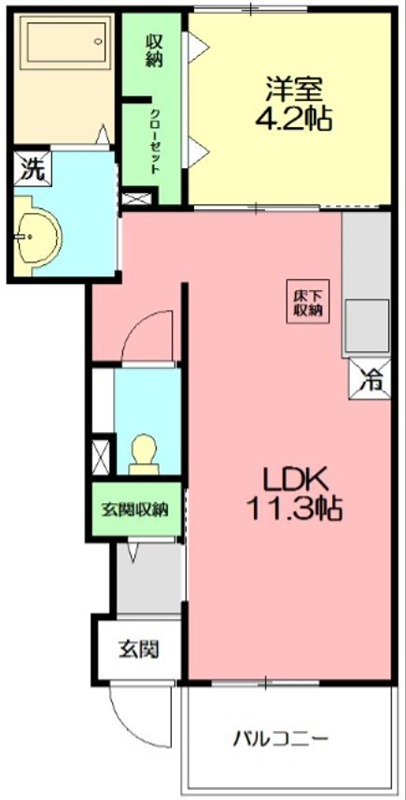 エアリーファイン１ 間取り