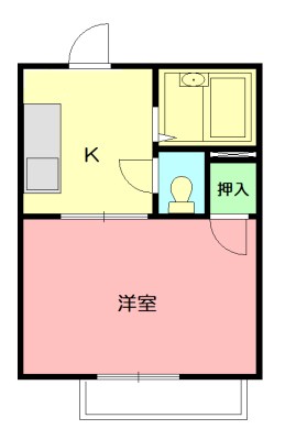 ノースヒル 0102号室 間取り