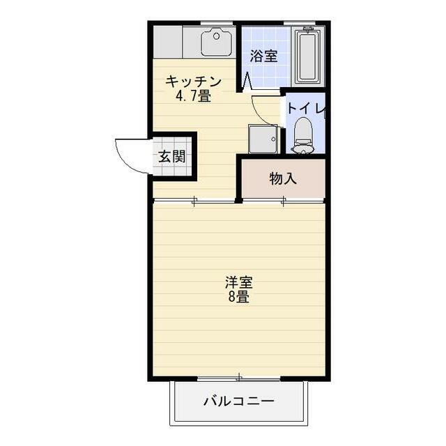 ルグナ鵠沼 201号室 間取り