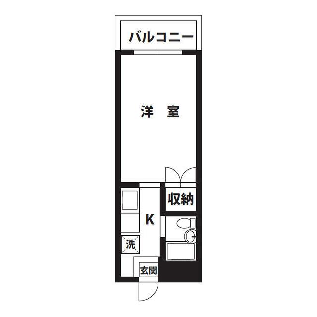 パークサイドさがみ野 206号室 間取り