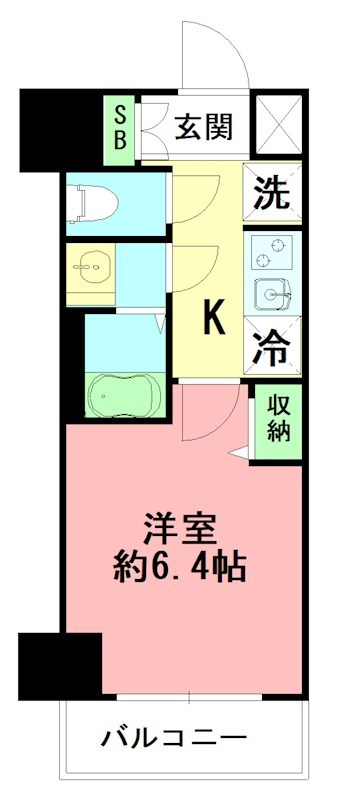 N-stage 平塚Ⅱ 205号室 間取り