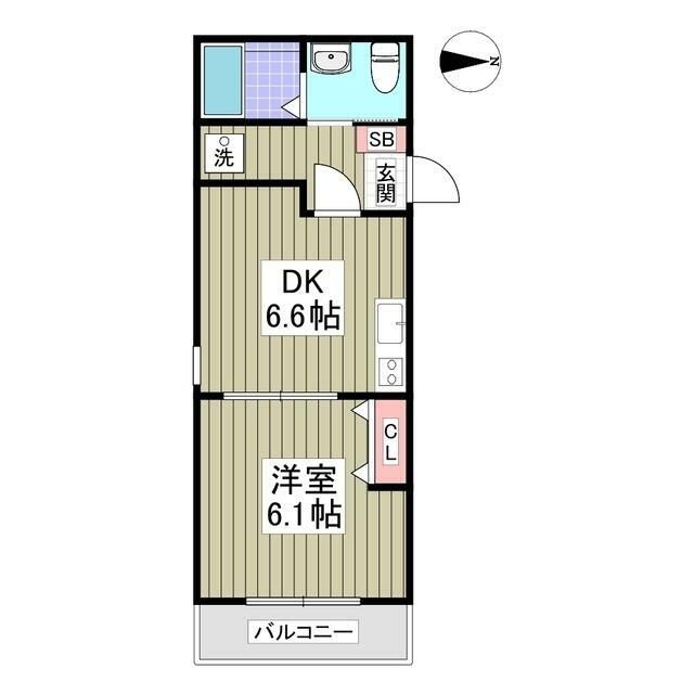 GranStyle 由比ヶ浜 303号室 間取り