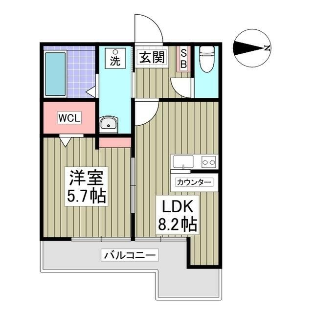 GranStyle 由比ヶ浜 302号室 間取り