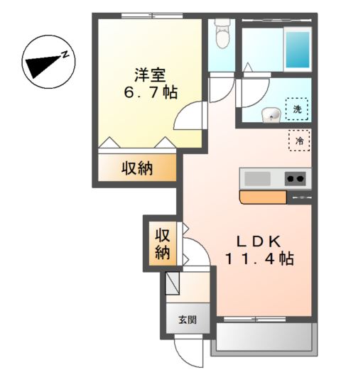 リヴェールK湘南 間取り