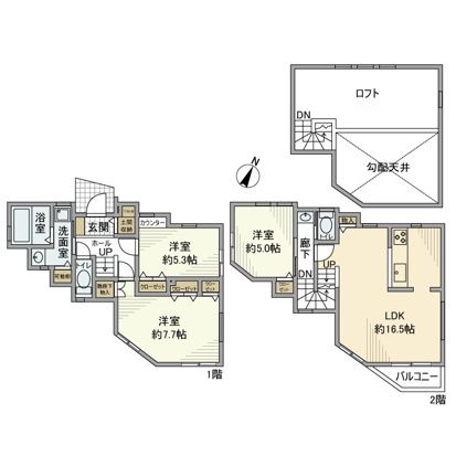 大庭戸建 間取り