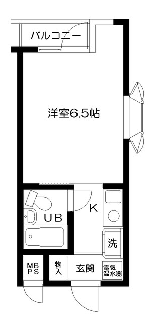 日神パレス戸塚 419号室 間取り