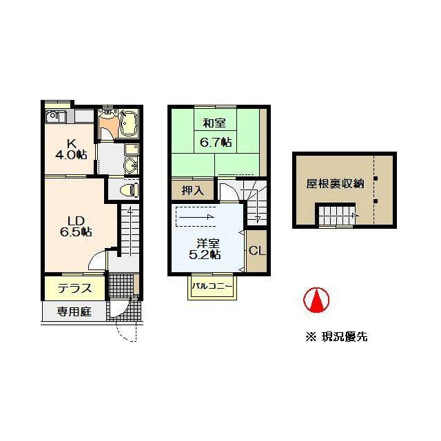 テラスベルウッド 105号室 間取り