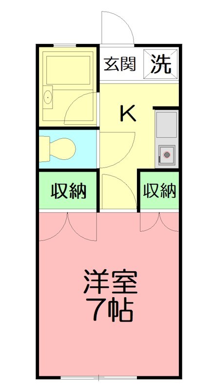 ハイムＳ 105号室 間取り