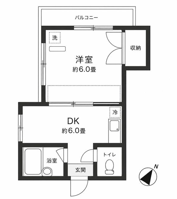 ベルデ藤沢 105号室 間取り