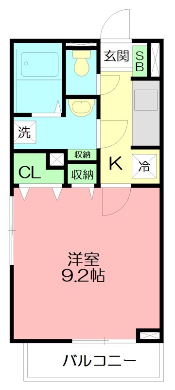 アグリーアブルⅦ 203号室 間取り