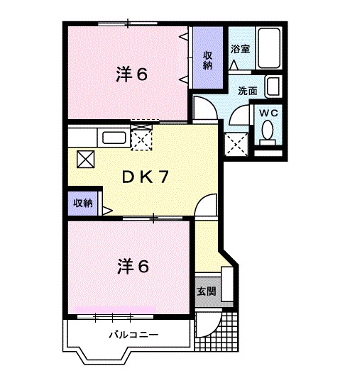 ノースヴィラ 102号室 間取り