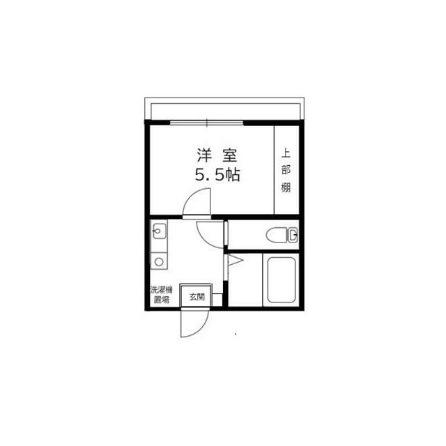 フラット七里 307号室 間取り