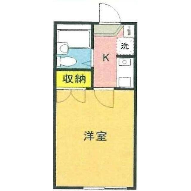 カトレアⅠ 102号室 間取り