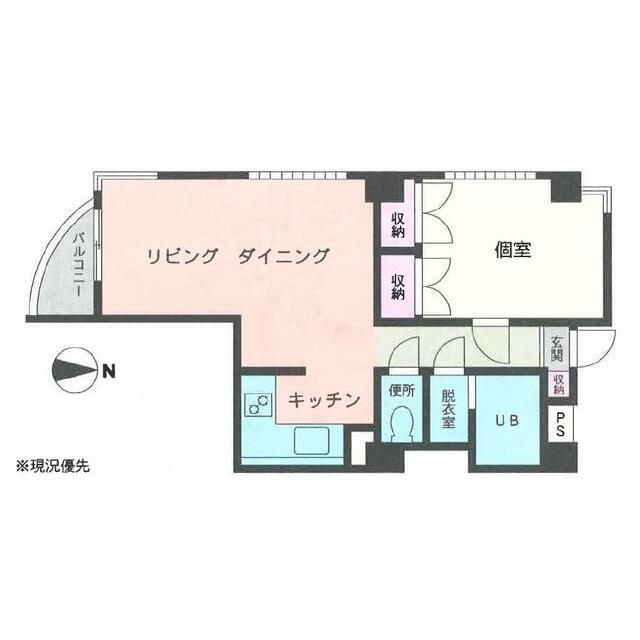 シーズ藤沢善行 206号室 間取り
